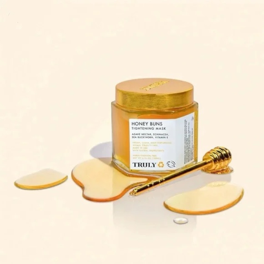 TRULY Honey Buns Tightening Mask with honey dipper
